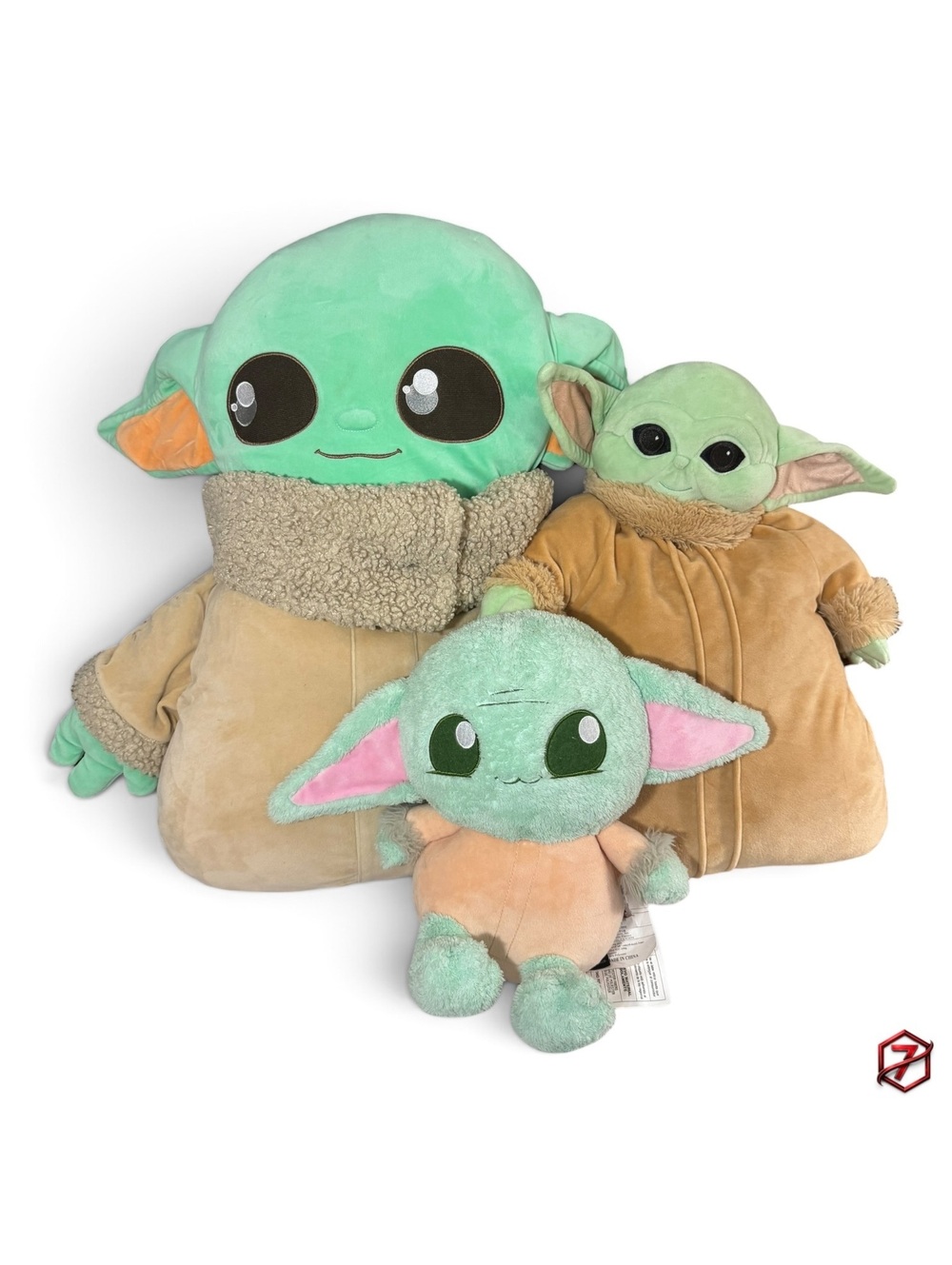 Star Wars Grogu Baby Yoda Plush Bundle 4-Piece 24” Cuddle Plush Pillow Pets